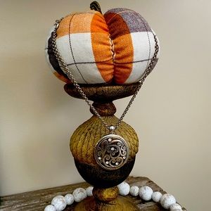 Brighton silver statement necklace